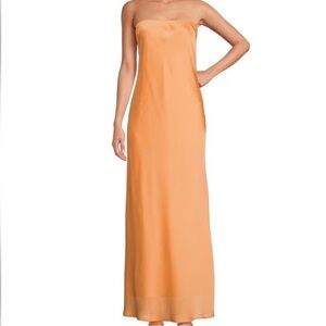 Gianni Bini x Caelynn Bell Jai Strapless Tie Back Maxi Dress